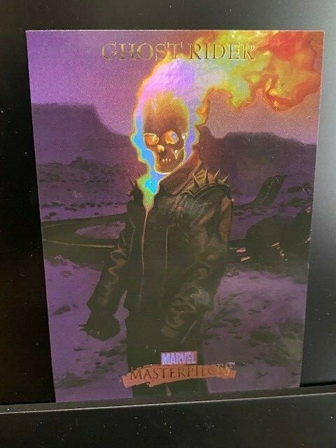 2007 Marvel Masterpieces FOIL Rainbow #32 GHOST RIDER NM/M or Better😍* 2007 Marvel Masterpieces FOIL Rainbow #32 GHOST RIDER NM/M or Better😍*