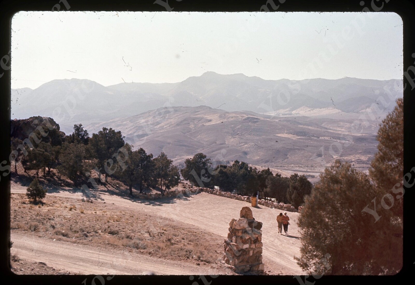 sl07 Original Slide  1968   Geiger Lookout  / Parking Area 491a
