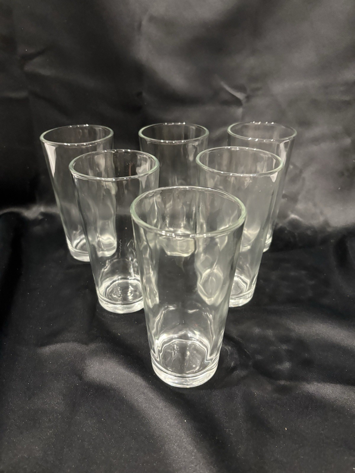 Six (6) Luminarc Arc International (Arc-USA) Clear Highball Tumbler Glasses