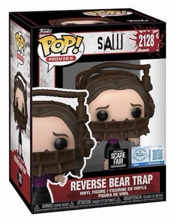 Funko Pop Reverse Bear Trap Amanda Scare Fair Exclusive 2026 Saw + PROTECTOR