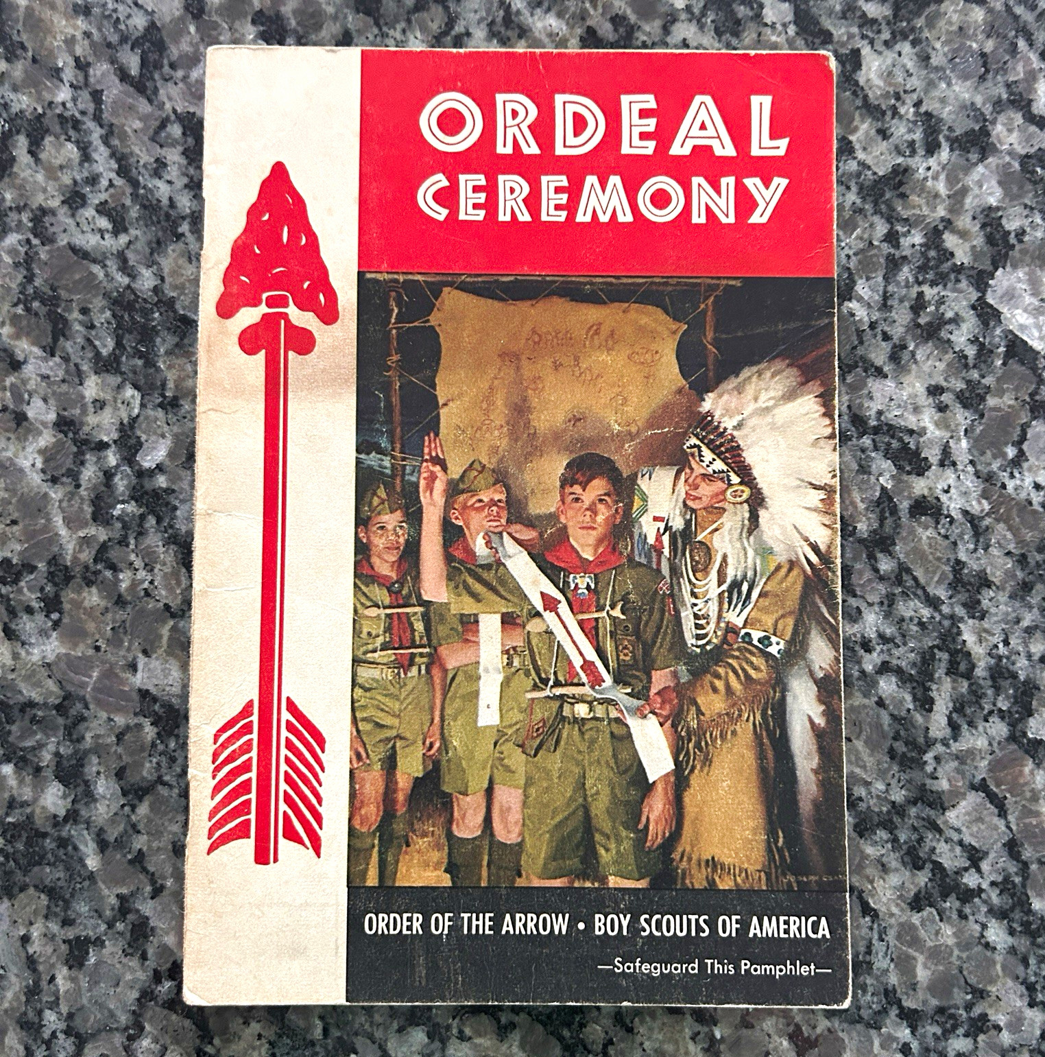 Vintage 1968 Boy Scouts Order of the Arrow Ordeal Ceremony Pamphlet Vintage 1968 Boy Scouts Order of the Arrow Ordeal Ceremony Pamphlet
