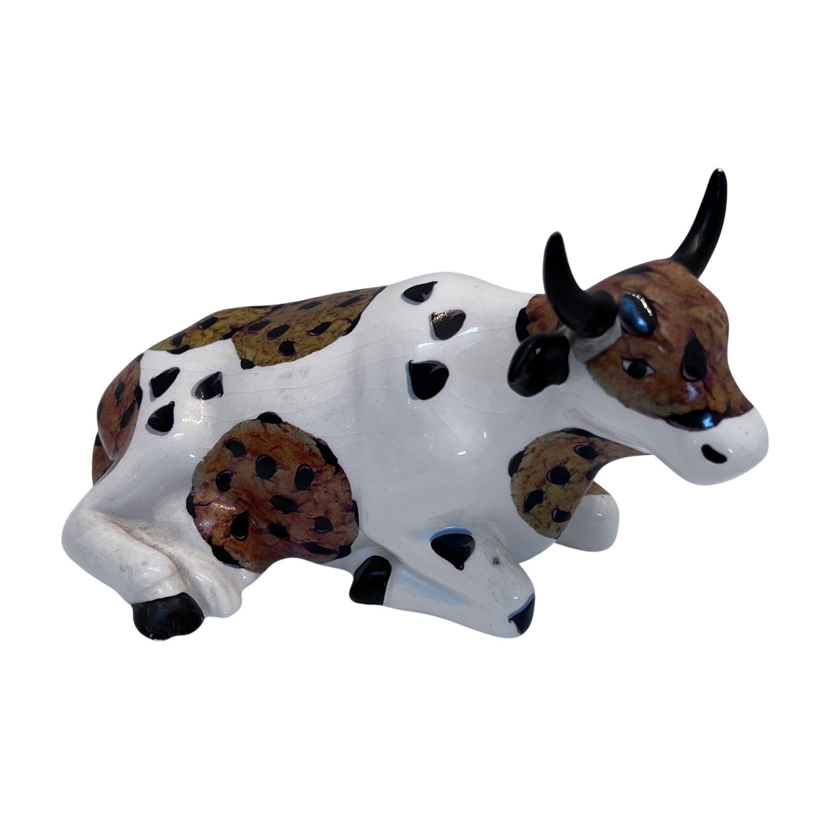 CowParade Cookies n Cream Cow Figurine 7305 Westland Giftware 2003 Ceramic 6in