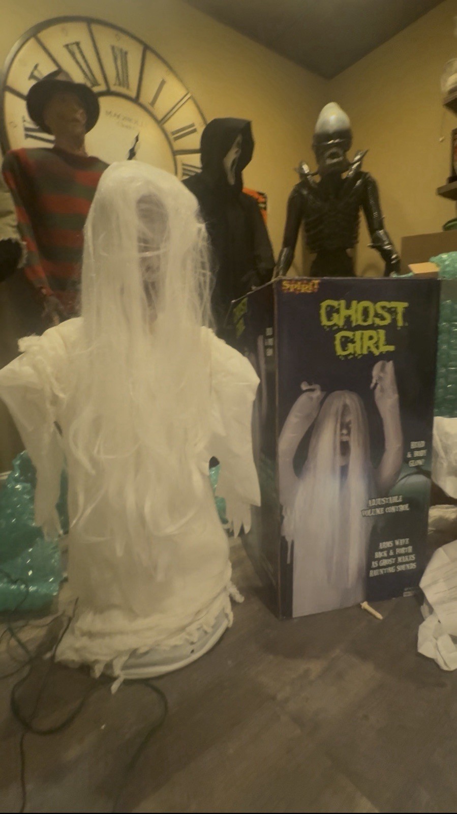 Spirit Halloween Ghost Girl 2012 Gemmy (As Is/For Parts)