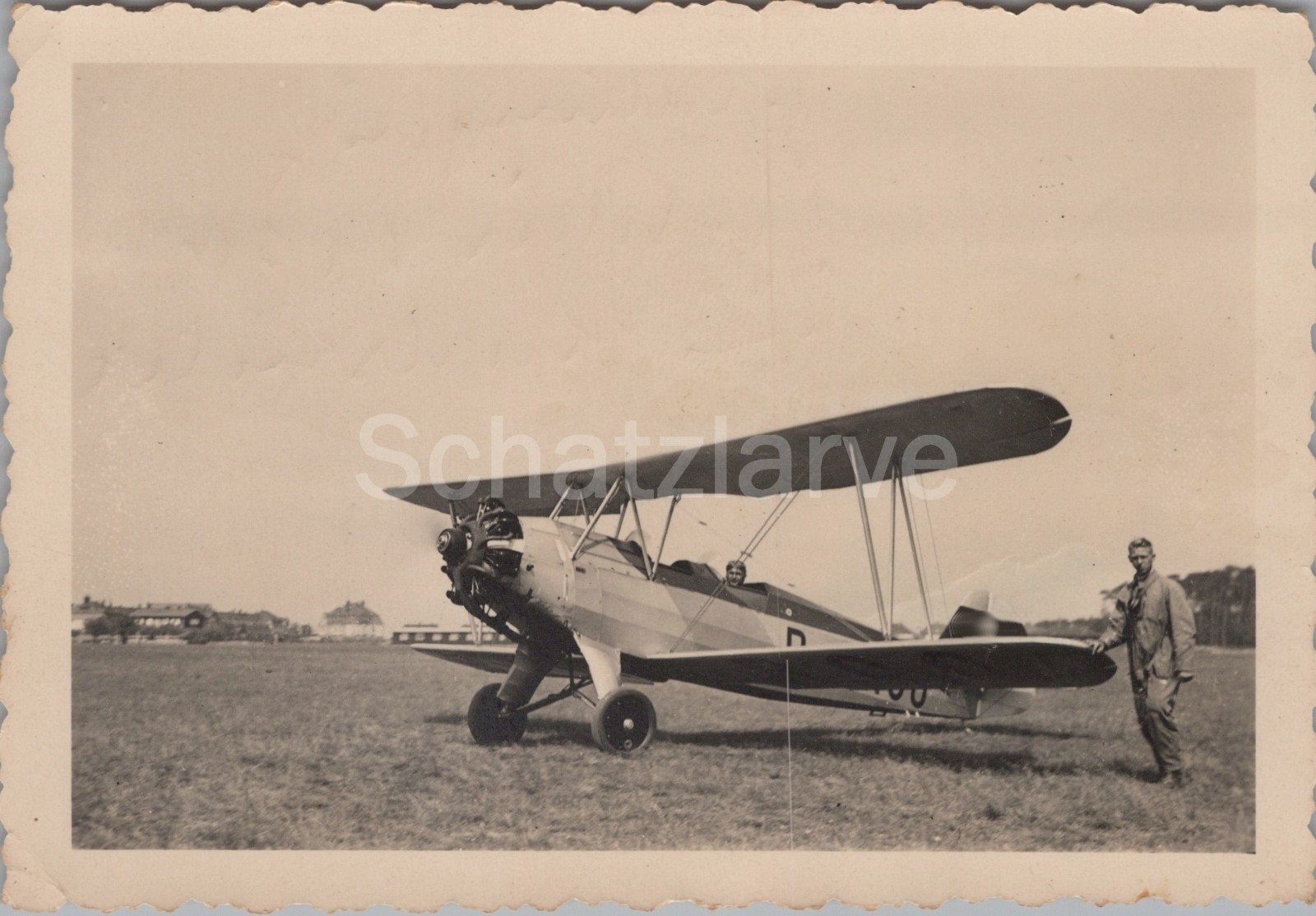 Photo, 1st Solo flight Focke Wulf Fw 44 \ Photo, 1st Solo flight Focke Wulf Fw 44 \