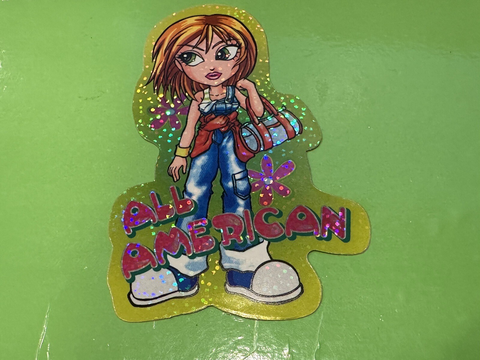 Allstar Girls Y2K Holofoil Vending Sticker #18 of #21 (2004) Allstar Girls Y2K Holofoil Vending Sticker #18 of #21 (2004)