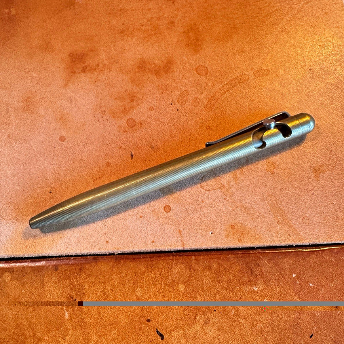 Metal Ballpoint Pen, Silver Tone, Pocket Clip with Clip Feature