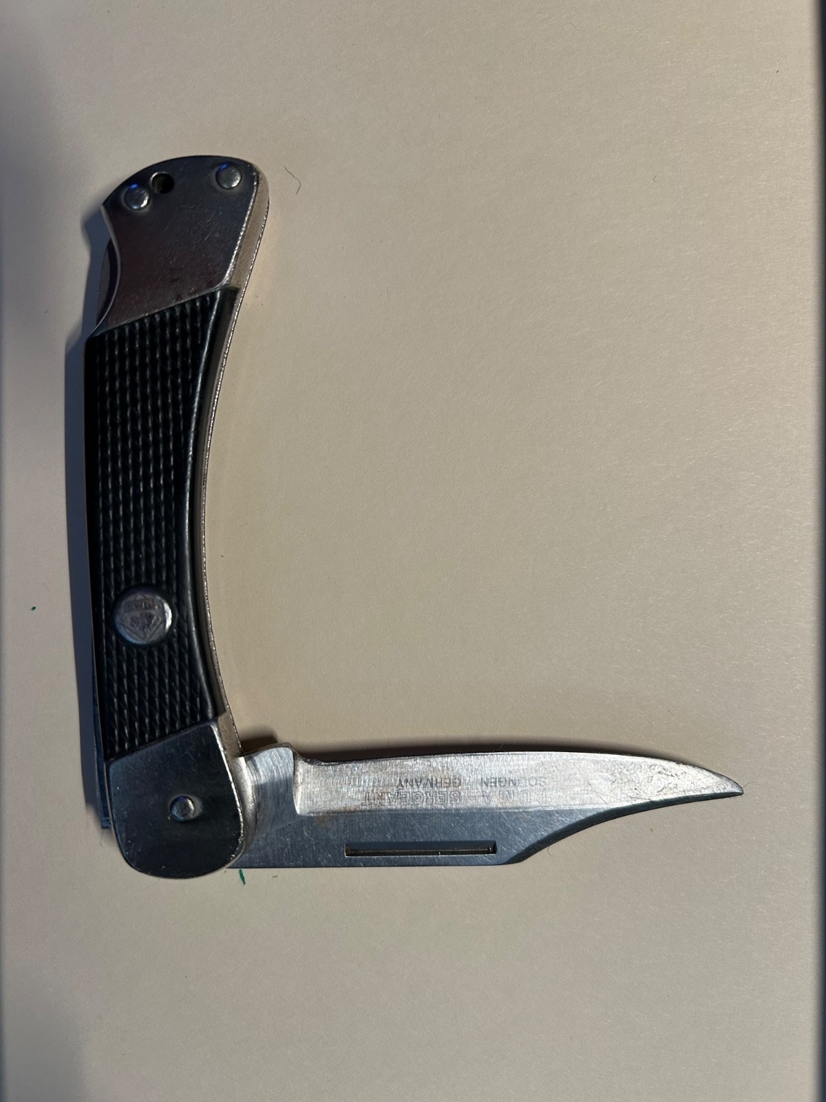 Vintage Puma German 265 Sergeant Medium Folding Lockback Pocket Knife Vintage Puma German 265 Sergeant Medium Folding Lockback Pocket Knife