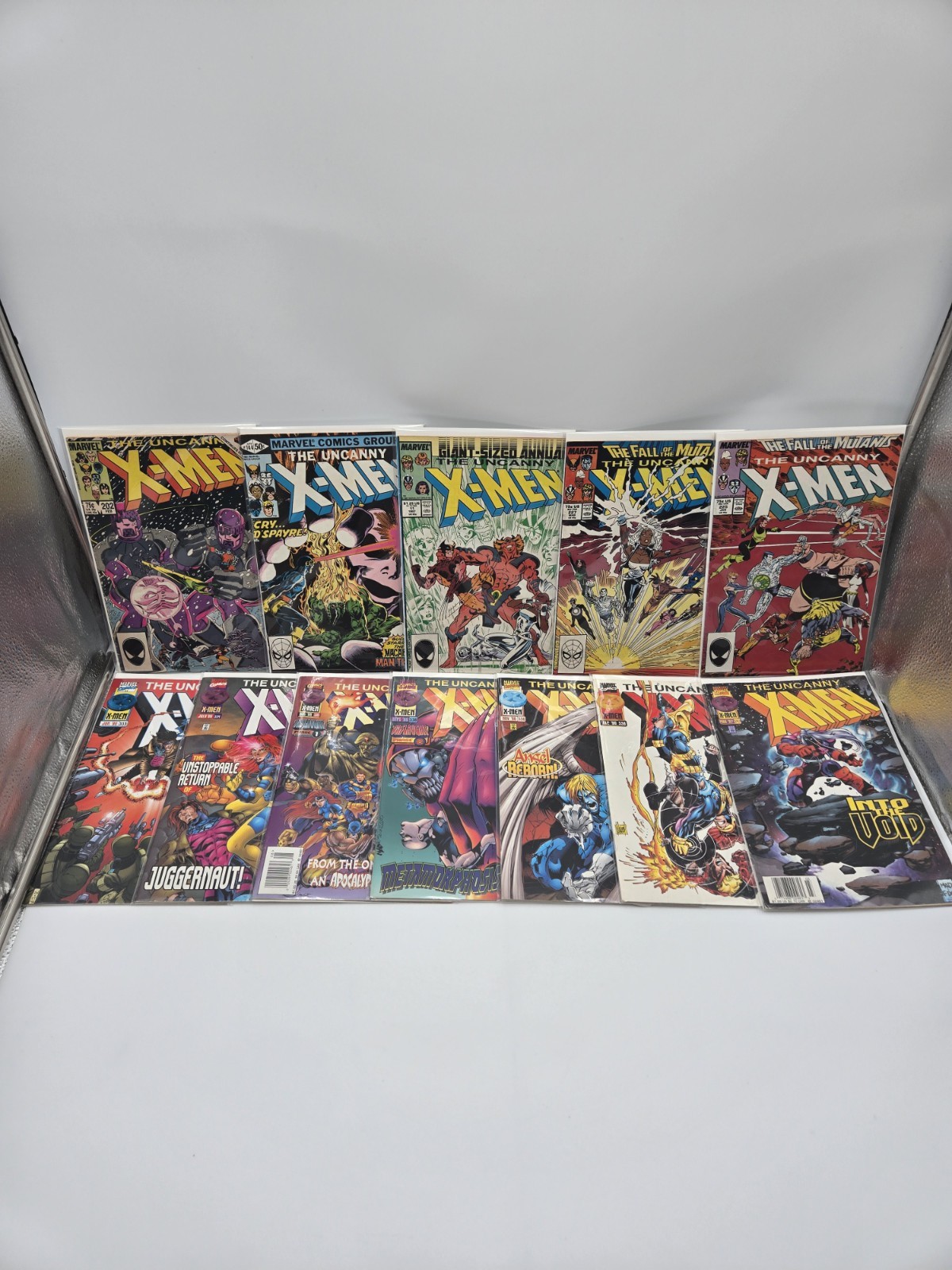 Uncanny X-Men Comic Lot of 12 Marvel 1981-97 #144 202 225 227 333-342 (E8)