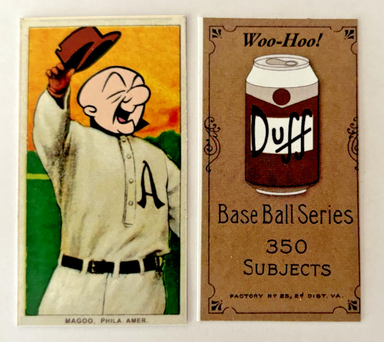 T206 Mr. Magoo 2-Sided T206 Tobacco Parody Card | Ira Thomas T206 Mr. Magoo 2-Sided T206 Tobacco Parody Card | Ira Thomas