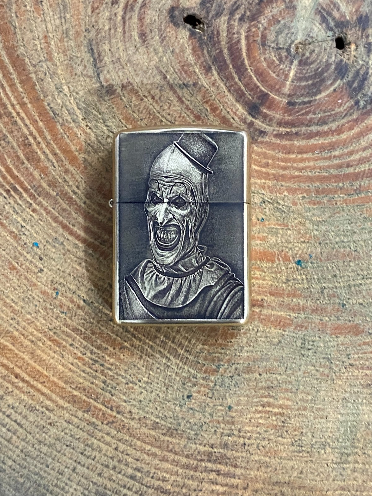 Terrifier - Art the Clown | Solid Brass Zippo | Made In USA | Terrifier - Art the Clown | Solid Brass Zippo | Made In USA |