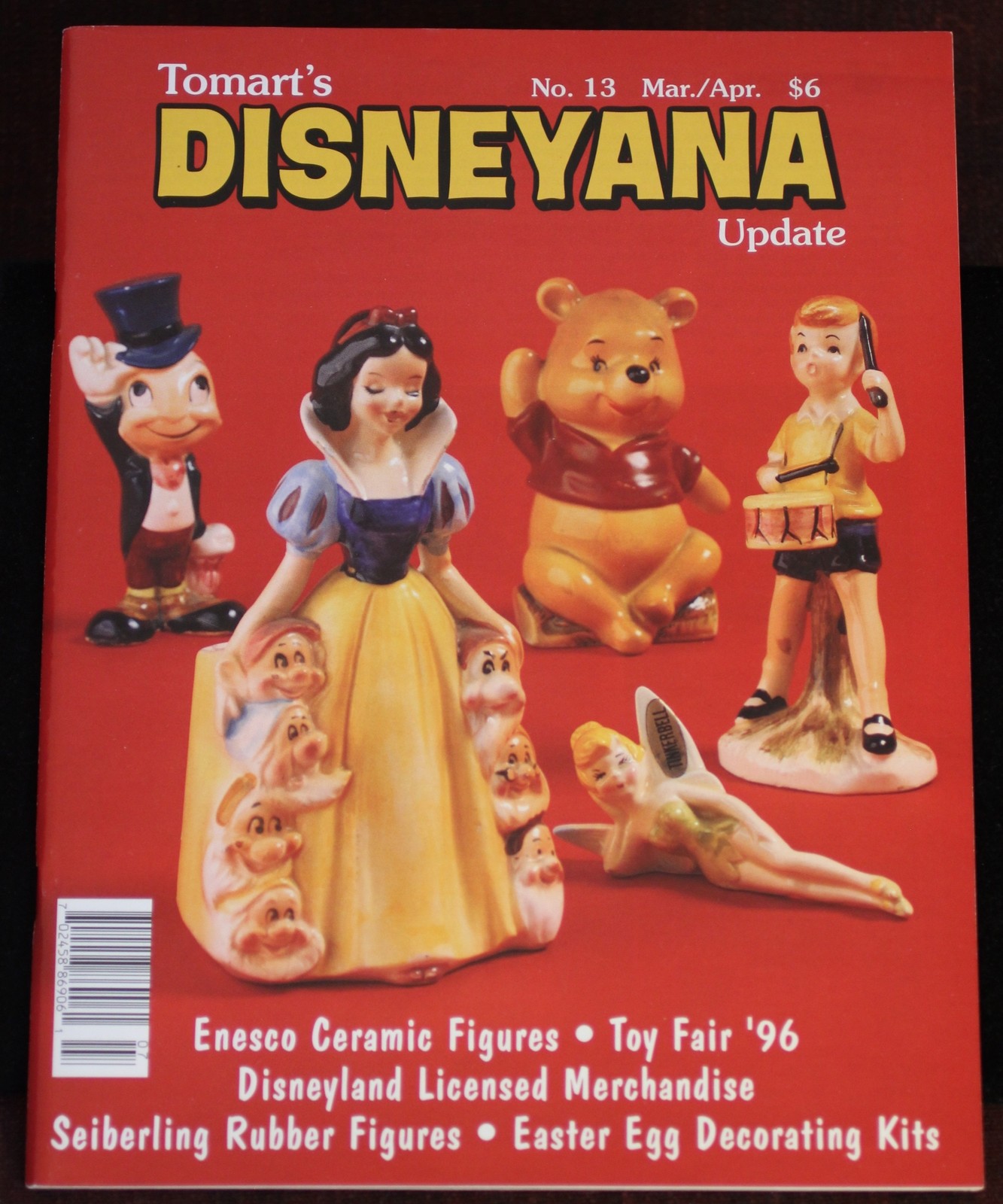 Walt Disney 1996 Disneyana Update Vintage Enesco Ceramics Disneyland Souvenirs