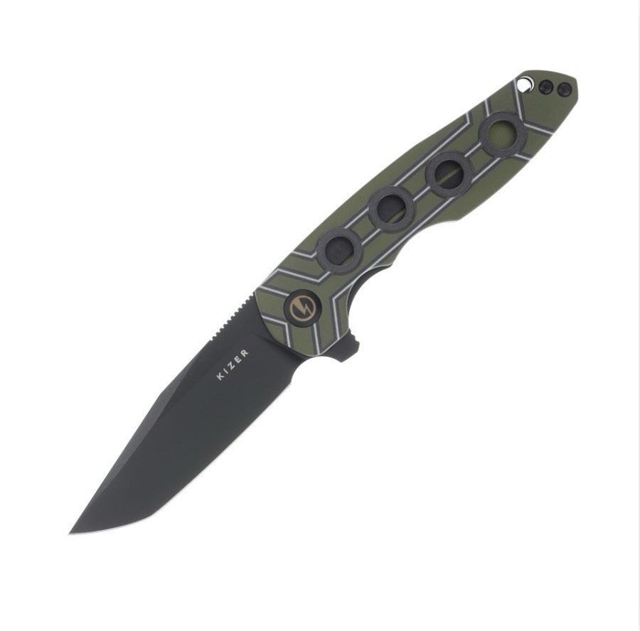 Kizer SMKW Exclusive Z-82 The New Widow V4568E5 - Aluminum - Black 154CM