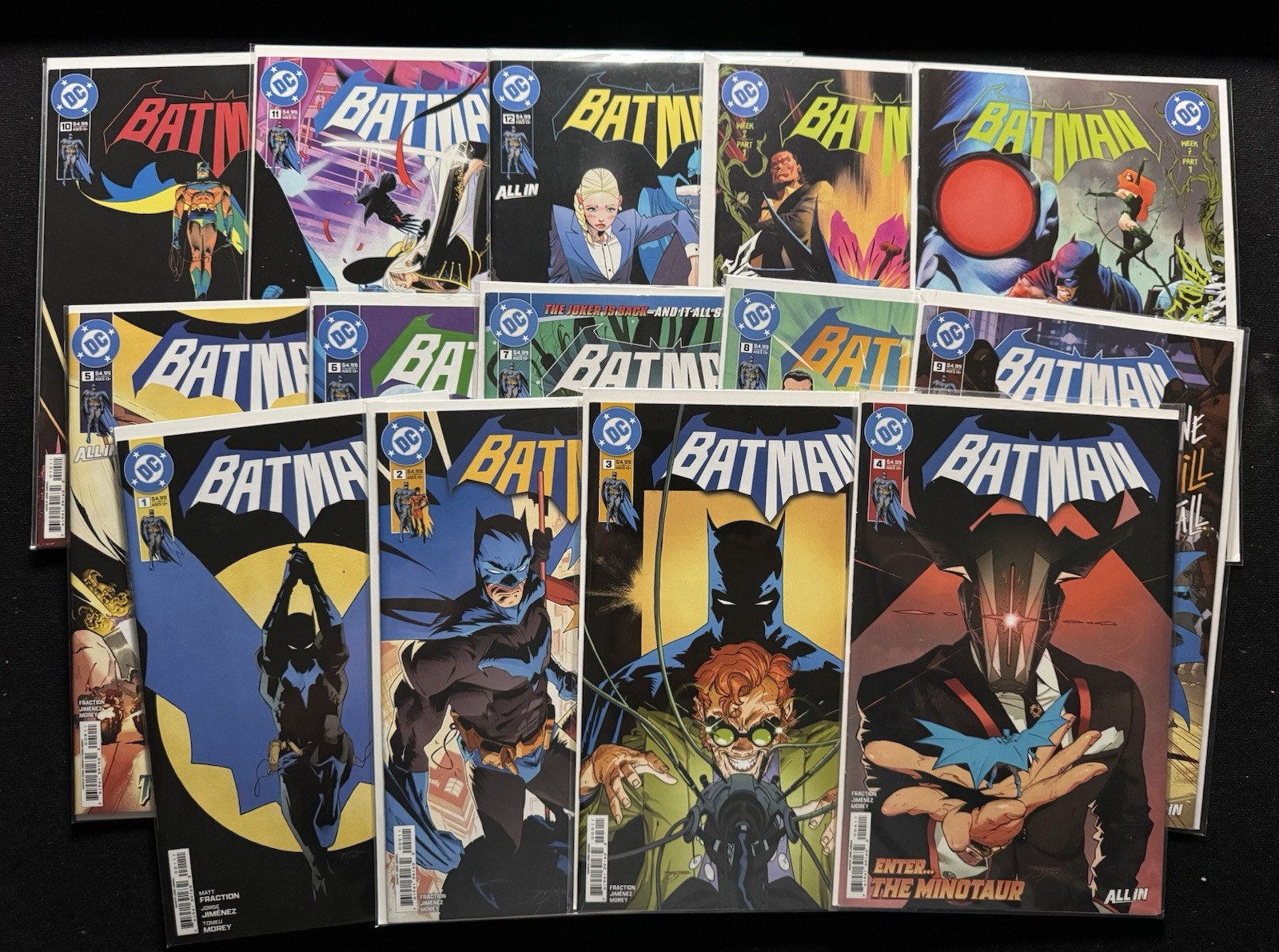 2025 Batman 1 2 3 4 5 6 7 8 9 10 11 12 13 14 Complete Run Set 1st Print Lot