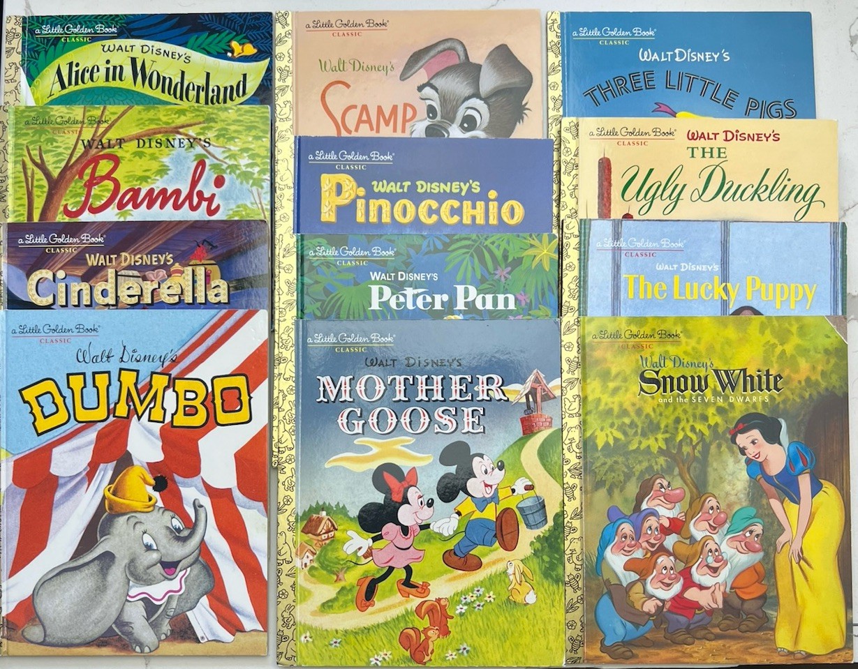 Disney Classic Little Golden Books Treasury Of 12 Beloved Classics Mother Goose