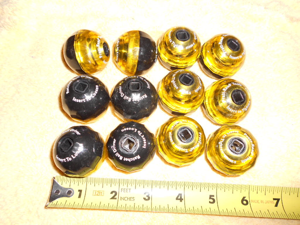 12 Pratt-Read Ratcheting Balls For Screwdriver USA ratchet drive 1.5\