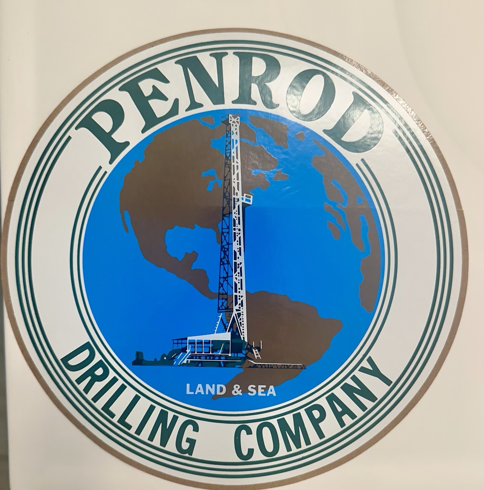 Vintage Penrod Drilling Company Land & Sea Oilfield Offshore 8 Vintage Penrod Drilling Company Land & Sea Oilfield Offshore 8