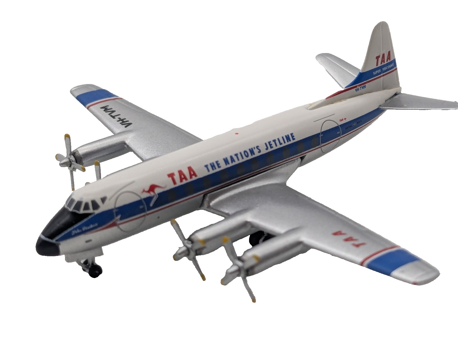 AeroClassics 1:400 TAA Trans Australia Vickers Super Viscount VH-TVM-Free Ship. AeroClassics 1:400 TAA Trans Australia Vickers Super Viscount VH-TVM-Free Ship.