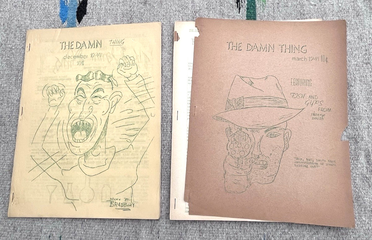 1940 1941 The Damn Thing Fanzine Vol. 1 No. 2 & 4 March December Bradbury 1940 1941 The Damn Thing Fanzine Vol. 1 No. 2 & 4 March December Bradbury