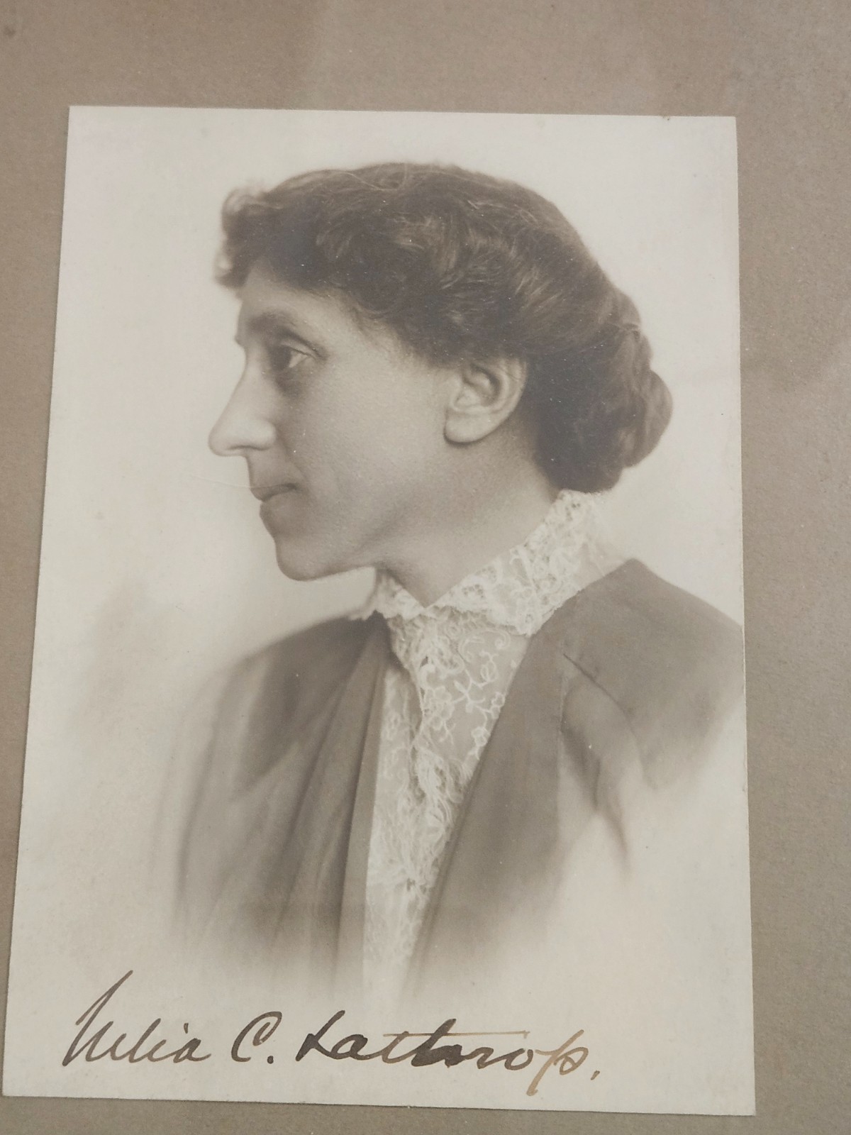 Julia Lathrop Signed RPPC Postcard Hull House Chicago IL Progressive Era antique Julia Lathrop Signed RPPC Postcard Hull House Chicago IL Progressive Era antique