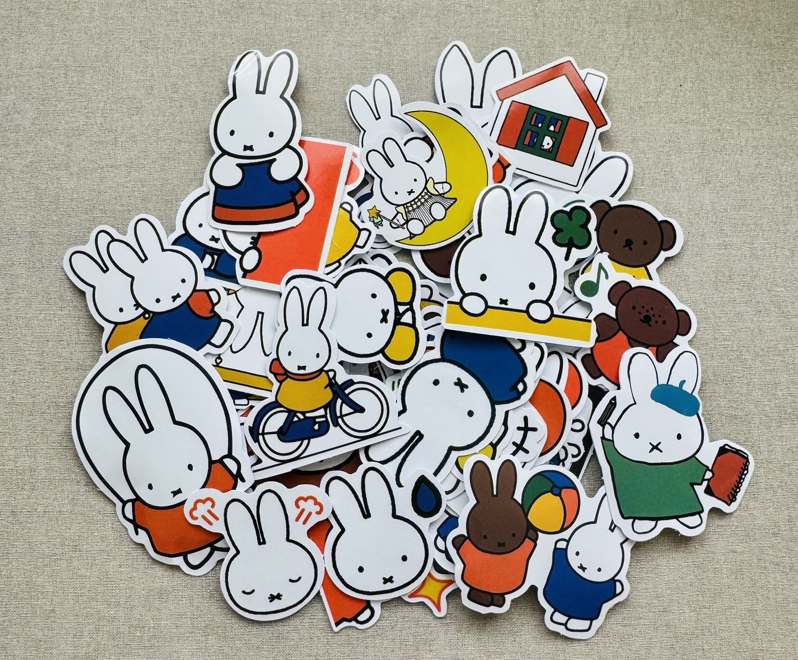 Random Miffy Cute Kawaii Bunny Stickers V1 (10 pcs Different Design Stickers) Random Miffy Cute Kawaii Bunny Stickers V1 (10 pcs Different Design Stickers)