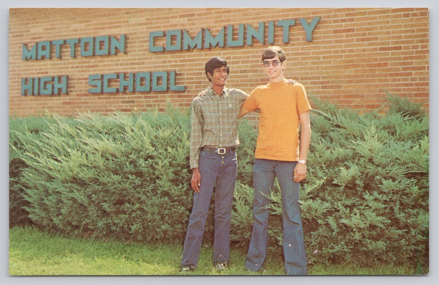 1973 Mattoon Community High School IL AFS Student Photo Postcard Dexter Press 1973 Mattoon Community High School IL AFS Student Photo Postcard Dexter Press