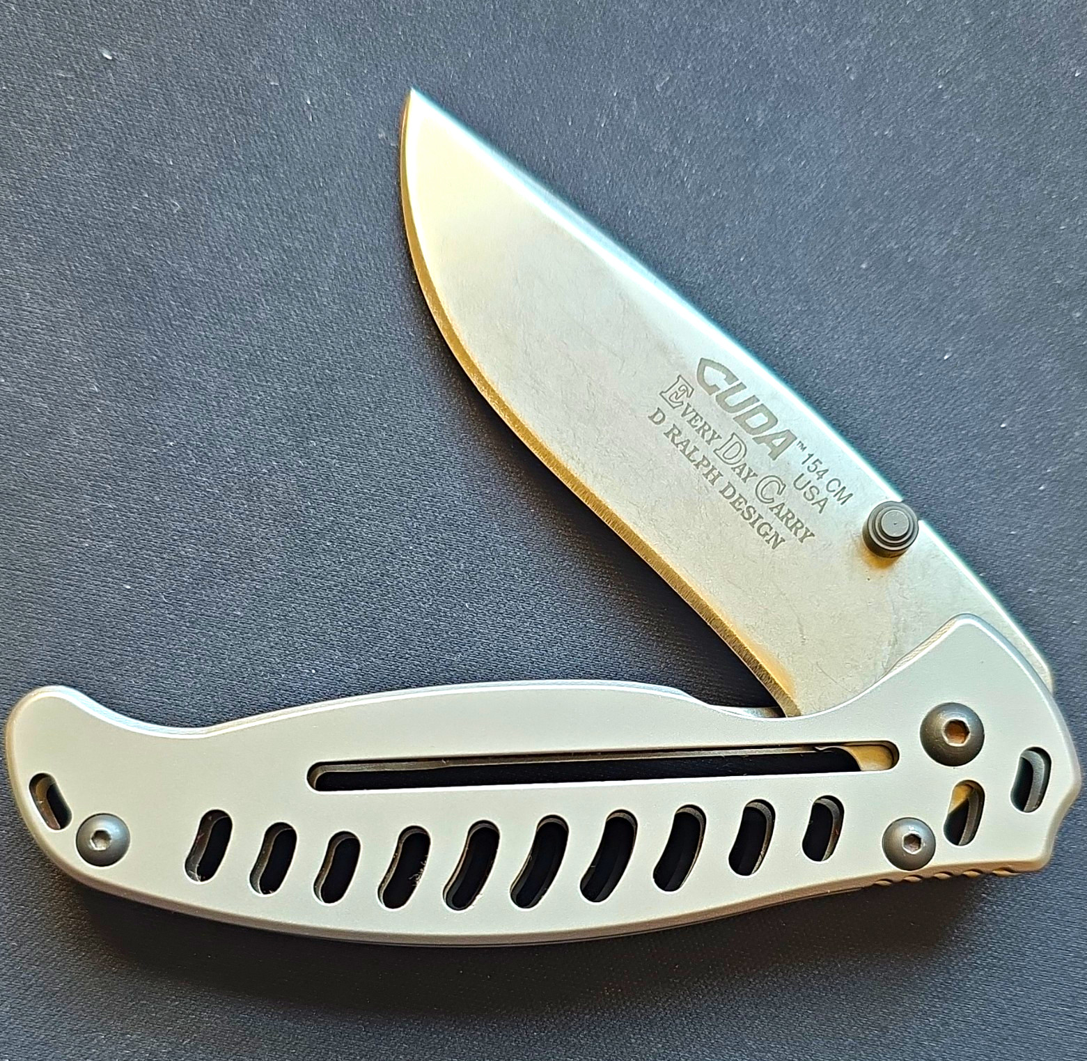 Camillus CUDA USA 154 CM Every Day Carry Vintage Discontinued Frame Lock