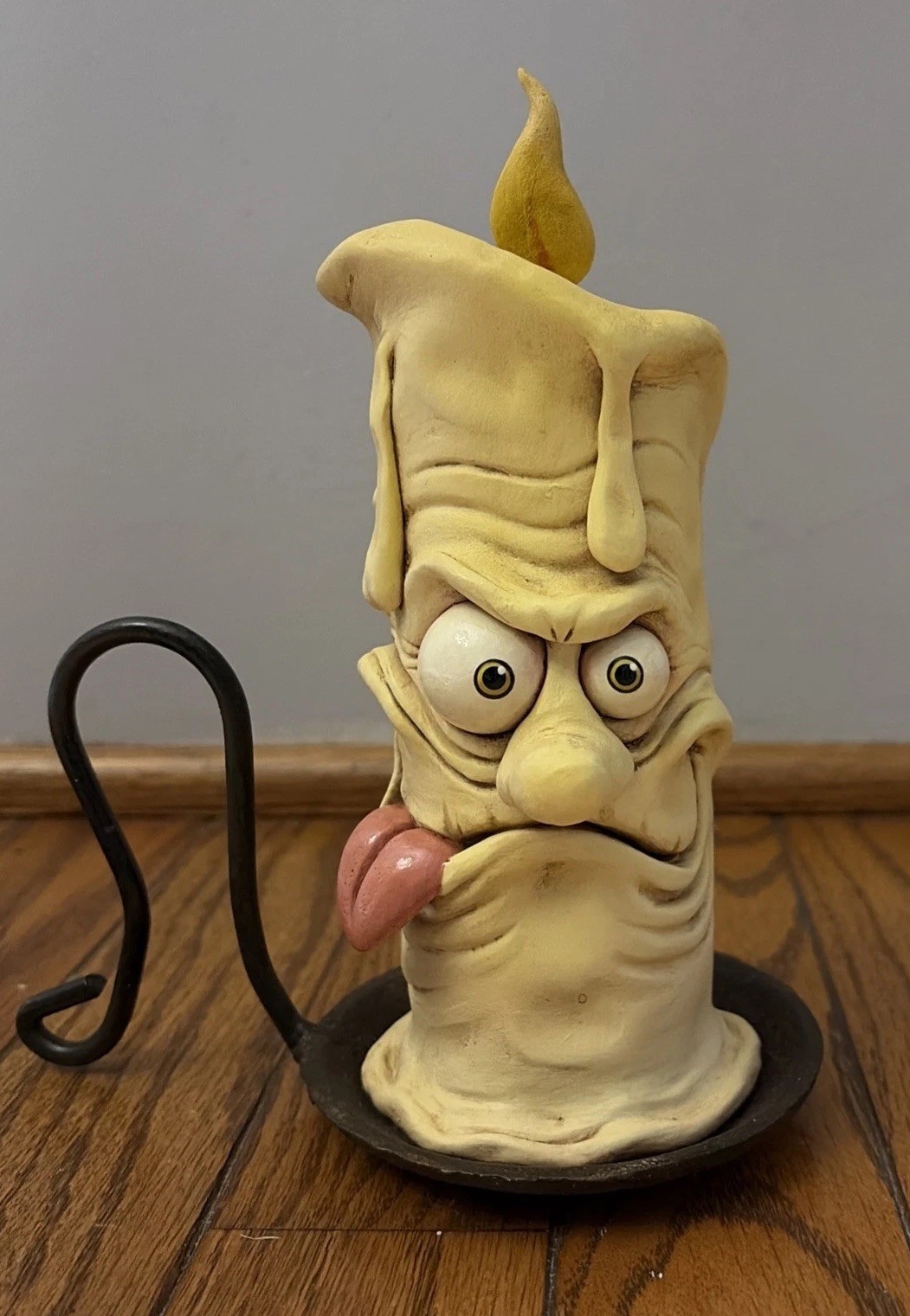 Original Chicken Lips David H. Everett Hand-Crafted Figurine OOAK Haunted Candle