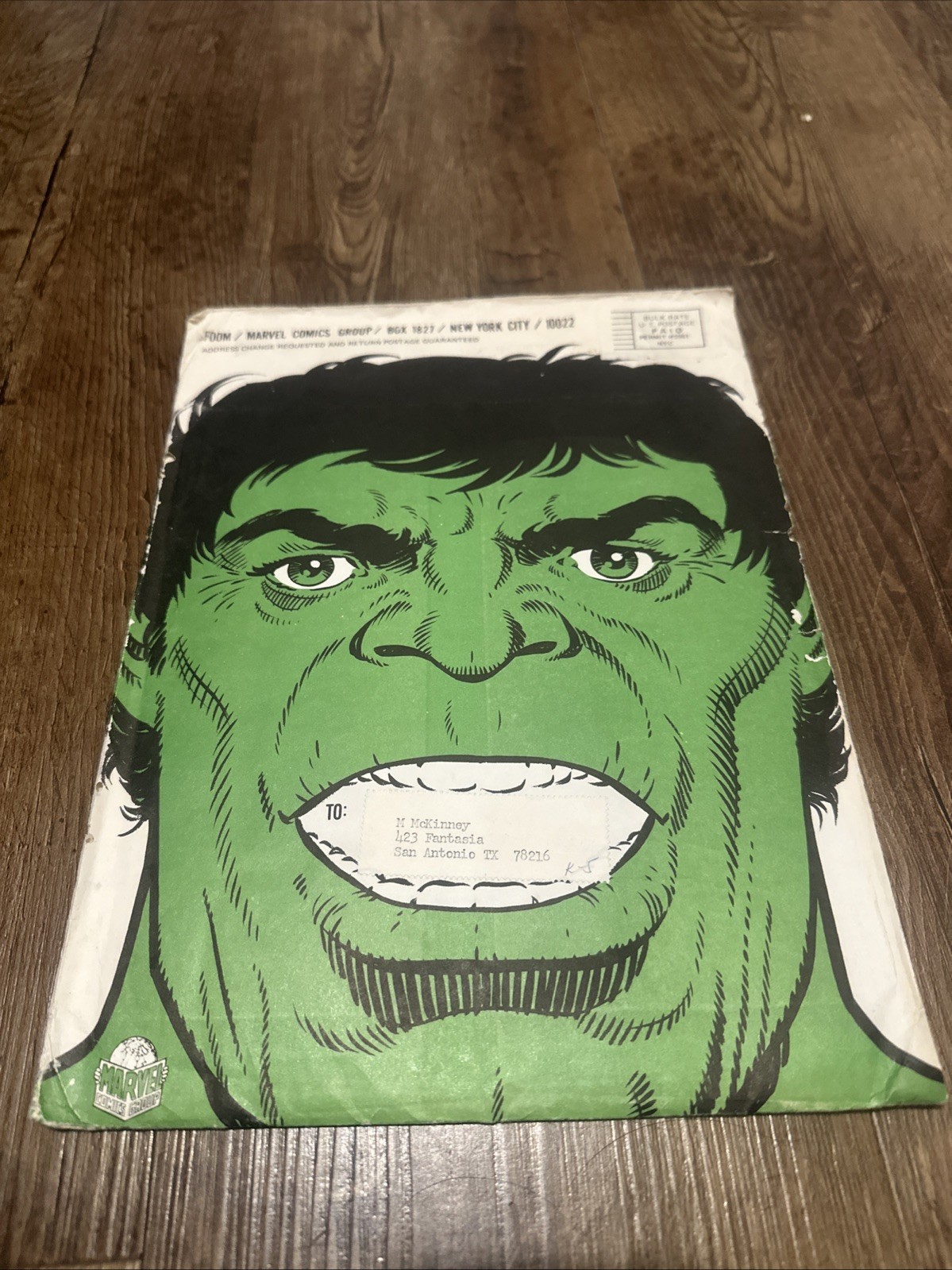 Foom Magazine #6 (Marvel Comics June 1974) Very Good Condition With Hulk Envelop