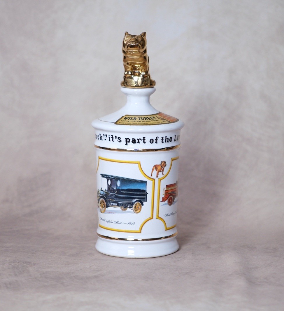1975 Wild Turkey Mack Trucks 75th Anniversary Ceramic Decanter Limited Edition