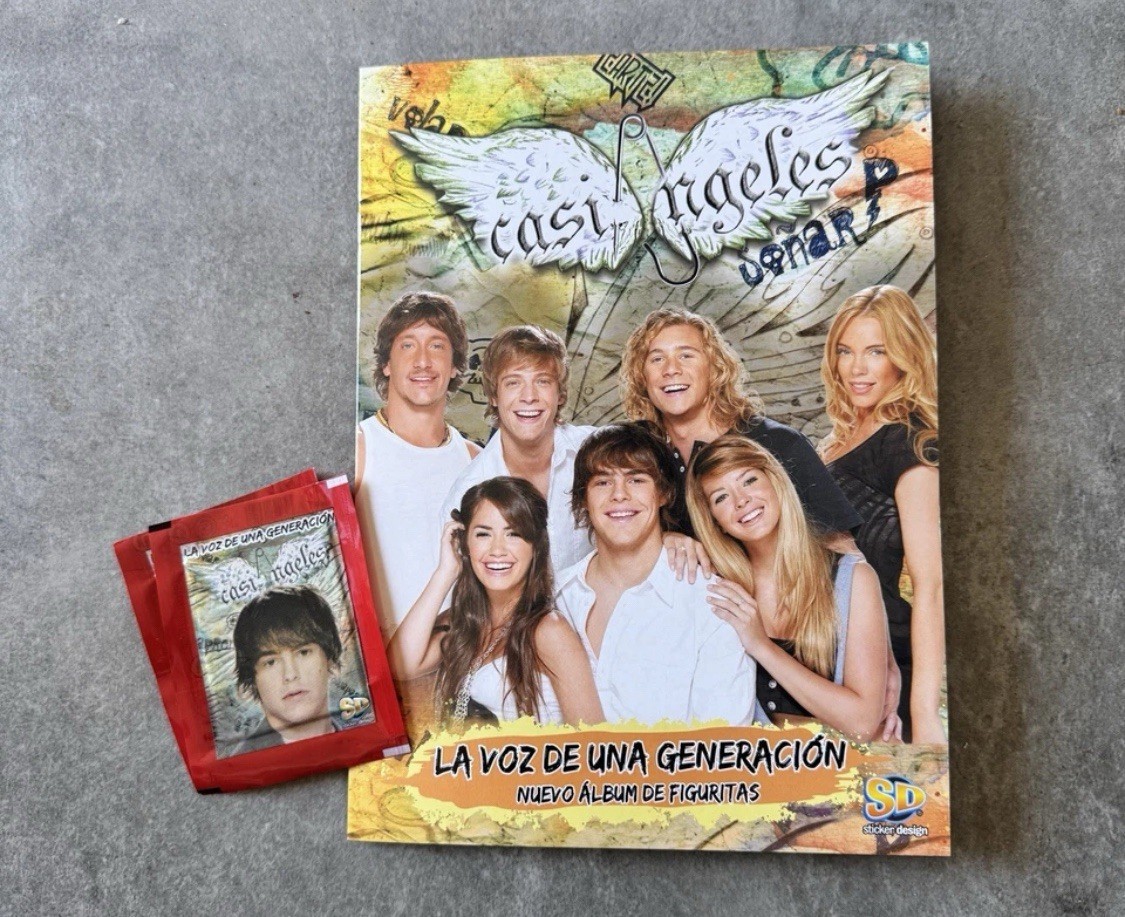 Sticker album sd CASI ÁNGELES TEEN ANGELS Argentina + 100 Envelopes Set