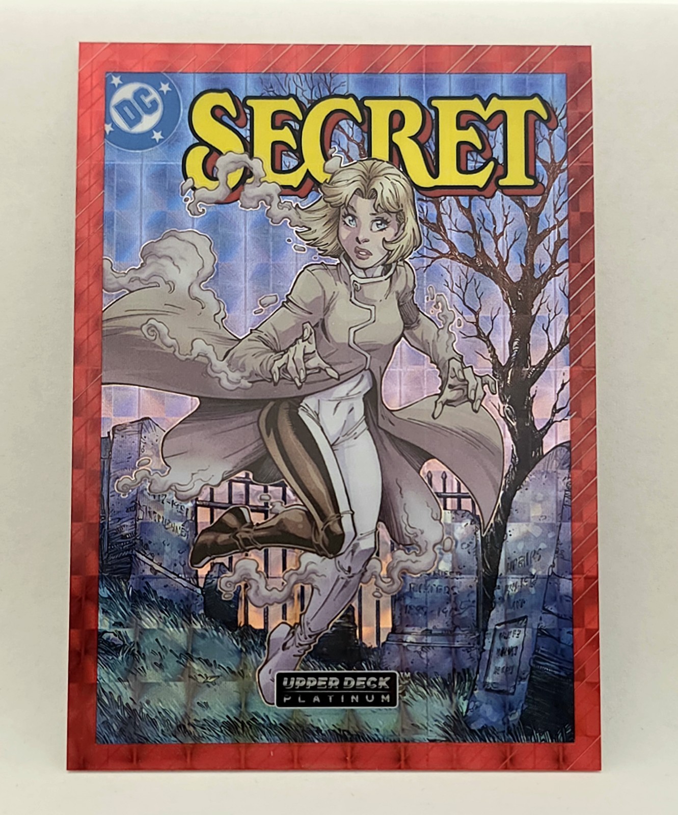 2026 Upper Deck DC Platinum - The Secret VC52 - Cover Variant Red 01/15 Bookend 2026 Upper Deck DC Platinum - The Secret VC52 - Cover Variant Red 01/15 Bookend