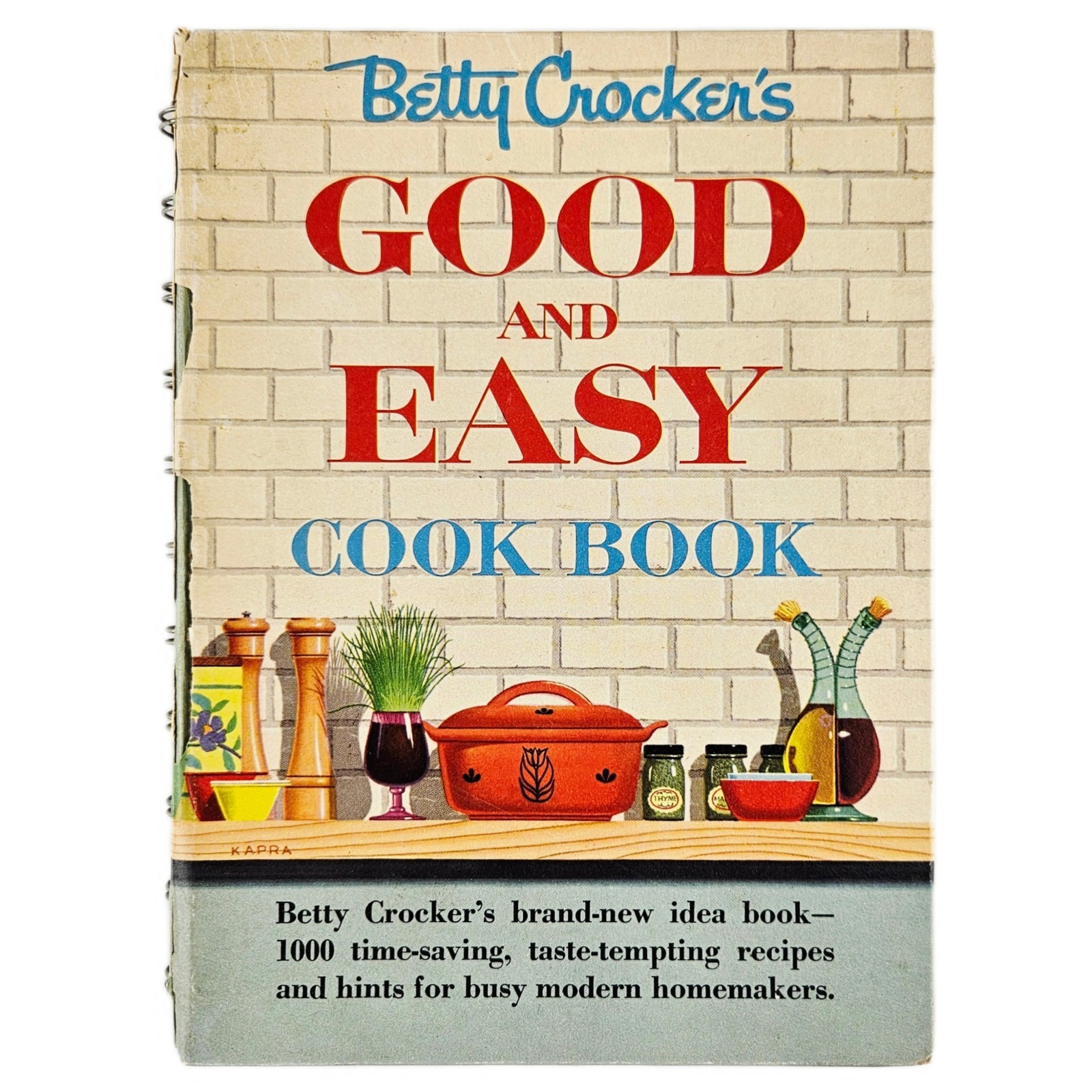Betty Crocker's Good and Easy Cook Book Simon and Schuster 1954 First Edition