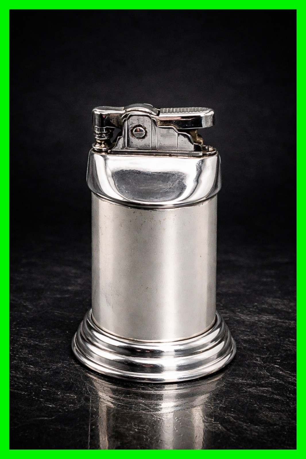 Gorham Antique Sterling Silver Petrol Table Lighter – Hallmarked – Working