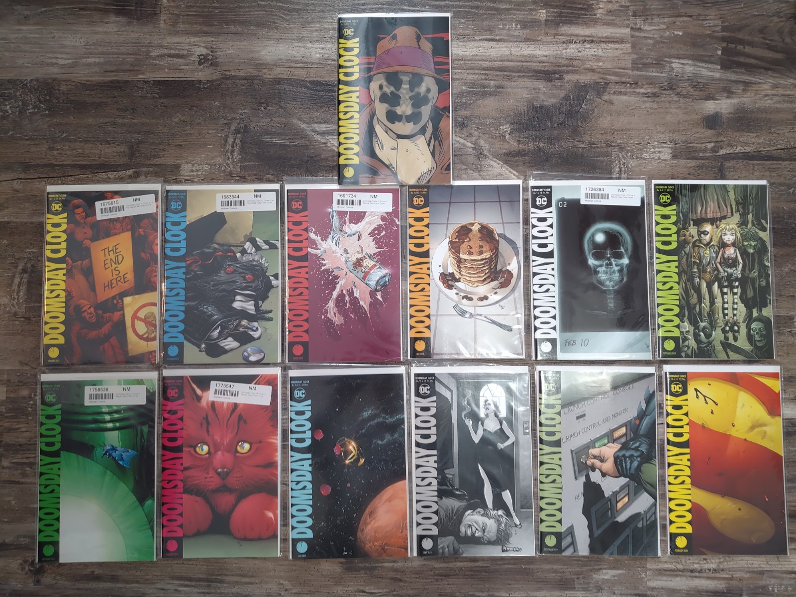Doomsday Clock #1 2 3 4 5 6 7 8 9 10 11 12 Complete Lot Run DC Comics NM 1-12 Doomsday Clock #1 2 3 4 5 6 7 8 9 10 11 12 Complete Lot Run DC Comics NM 1-12