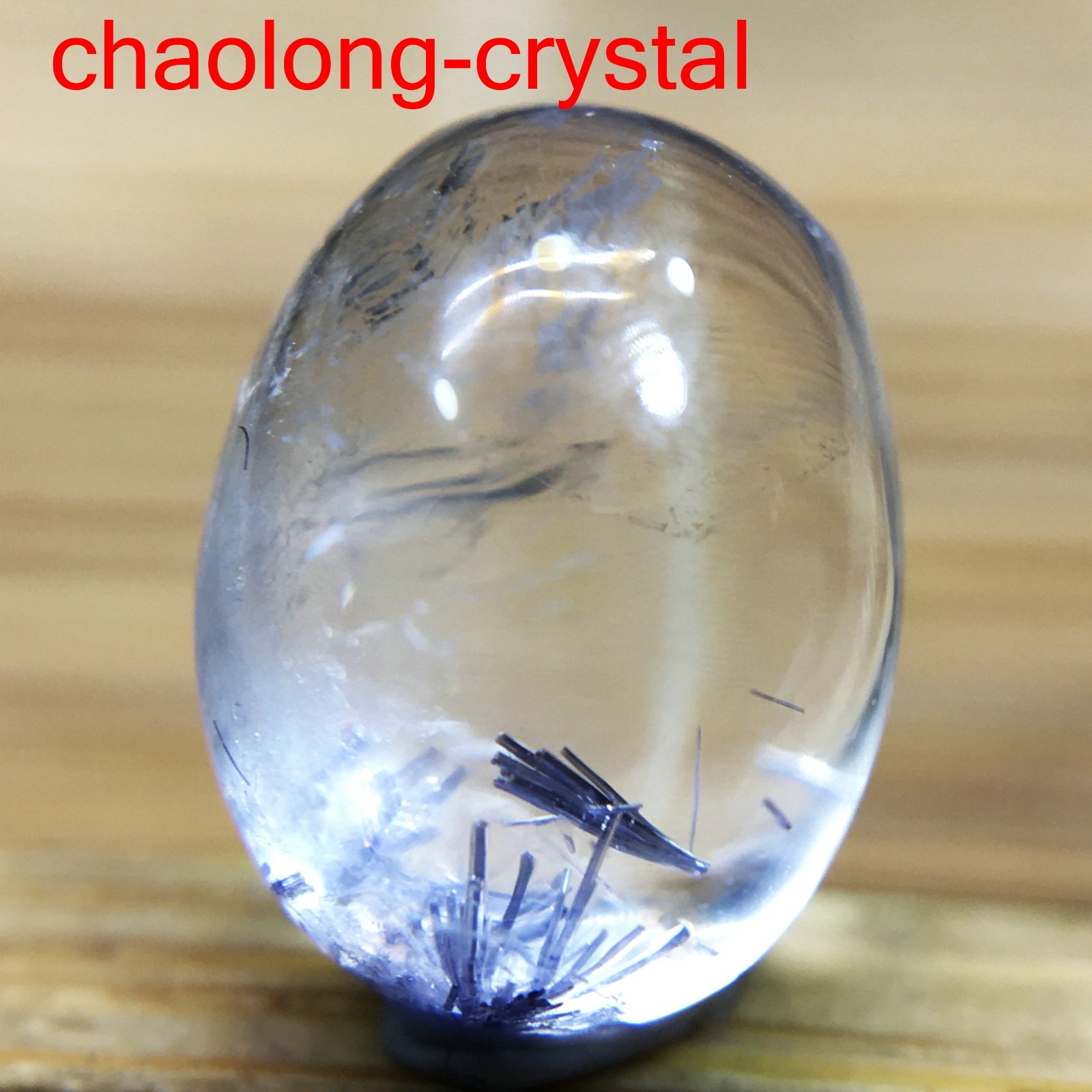 3.6Ct Very Rare NATURAL Beautiful Blue Dumortierite Quartz Crystal Pendant C740