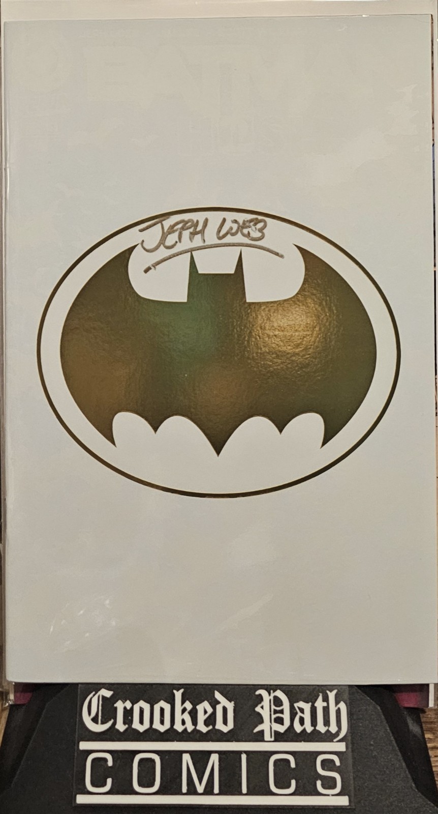 Batman #158 (Vol.3) Glow-in-the-Dark Gold Foil Variant Signed by Jeph Loeb w/COA Batman #158 (Vol.3) Glow-in-the-Dark Gold Foil Variant Signed by Jeph Loeb w/COA