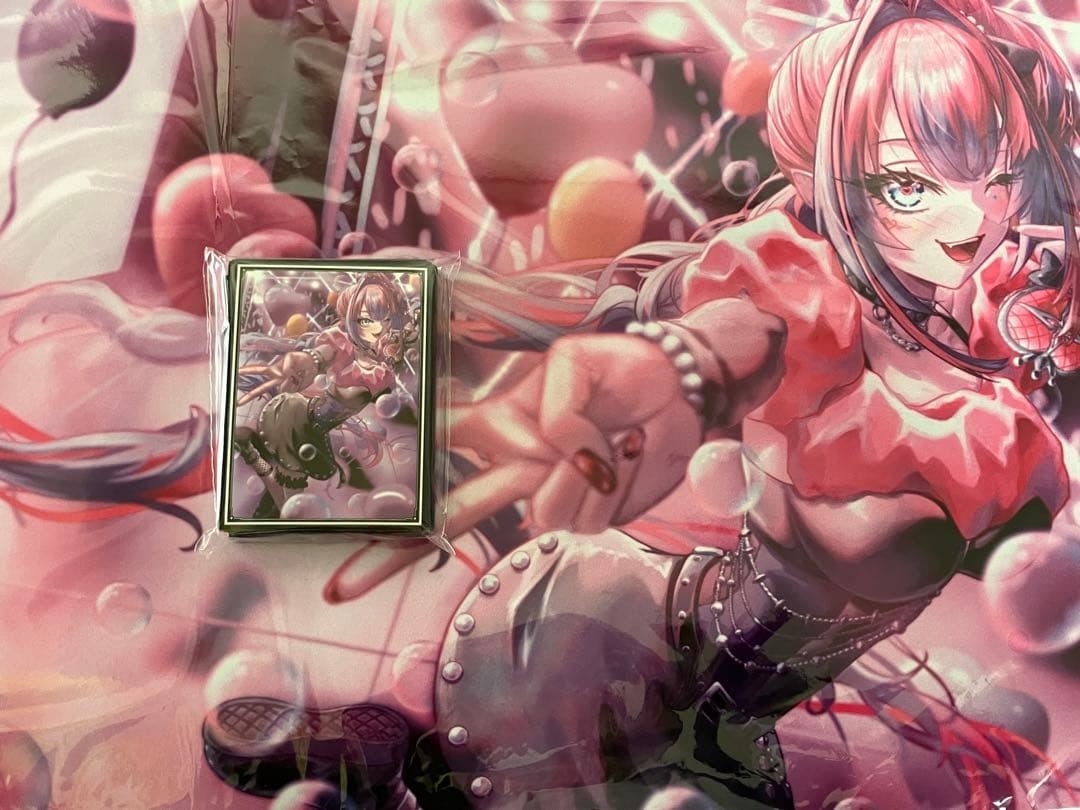 Hololive Kikirara Vivi Card Sleeve Playmat Desk Mat set New