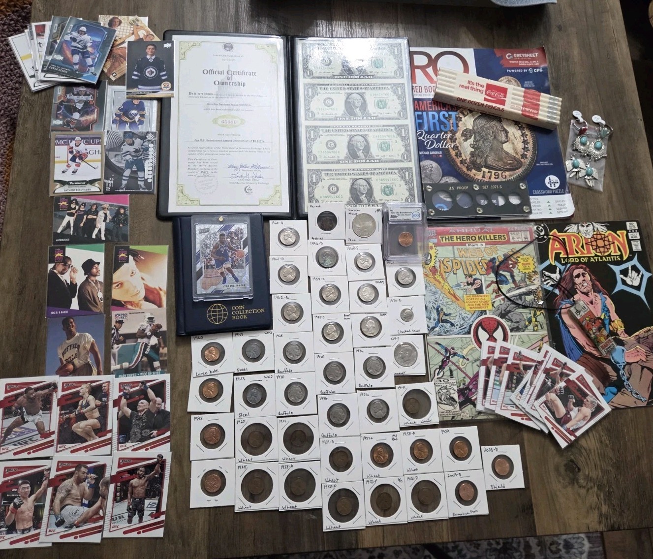 Old Grandpa’s Junk Drawer Lot Silver .999,Coins,VintageCard 80+ Items,Jewelry Old Grandpa’s Junk Drawer Lot Silver .999,Coins,VintageCard 80+ Items,Jewelry
