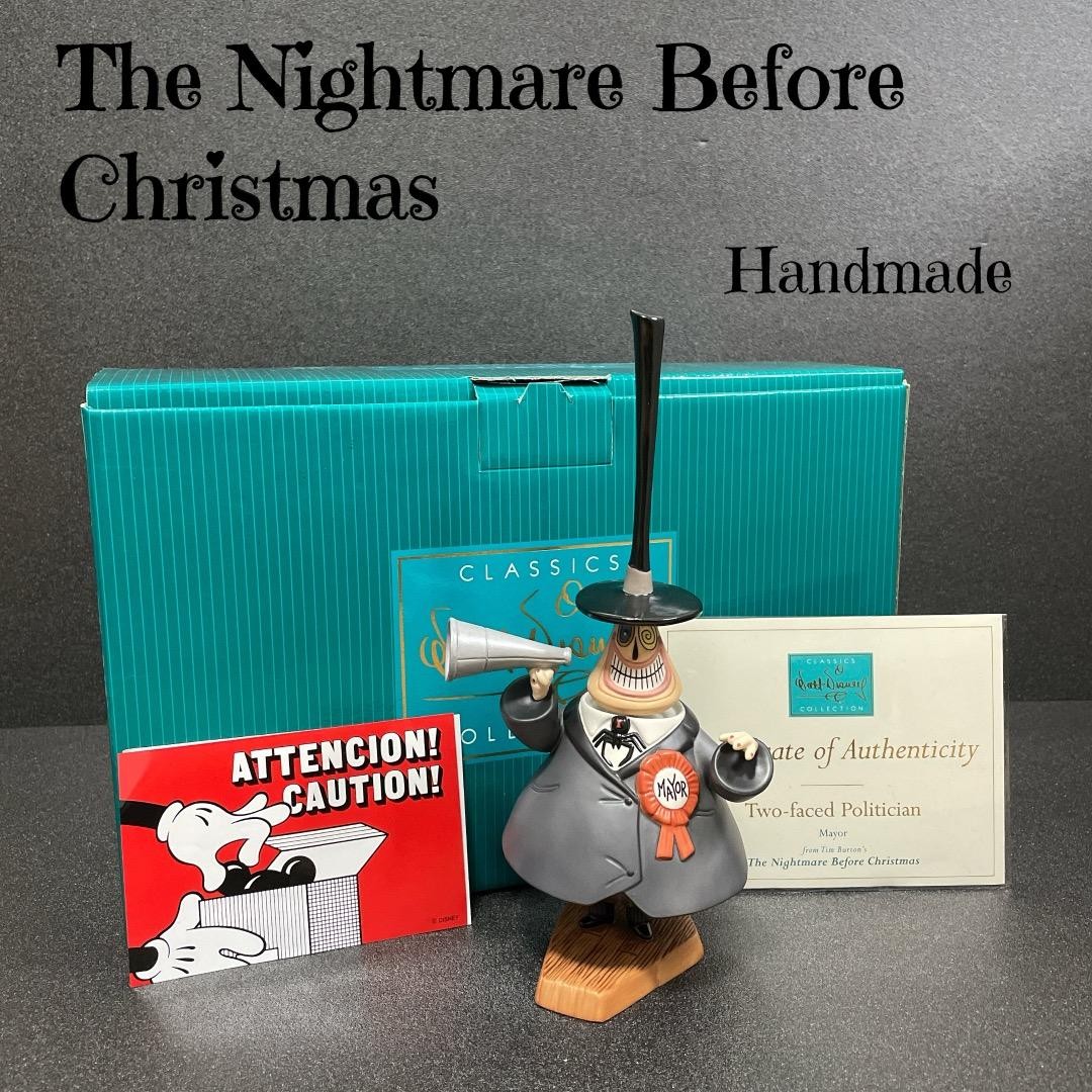 Rare, discontinued HANDMADE Nightmare Before Christmas Mayor