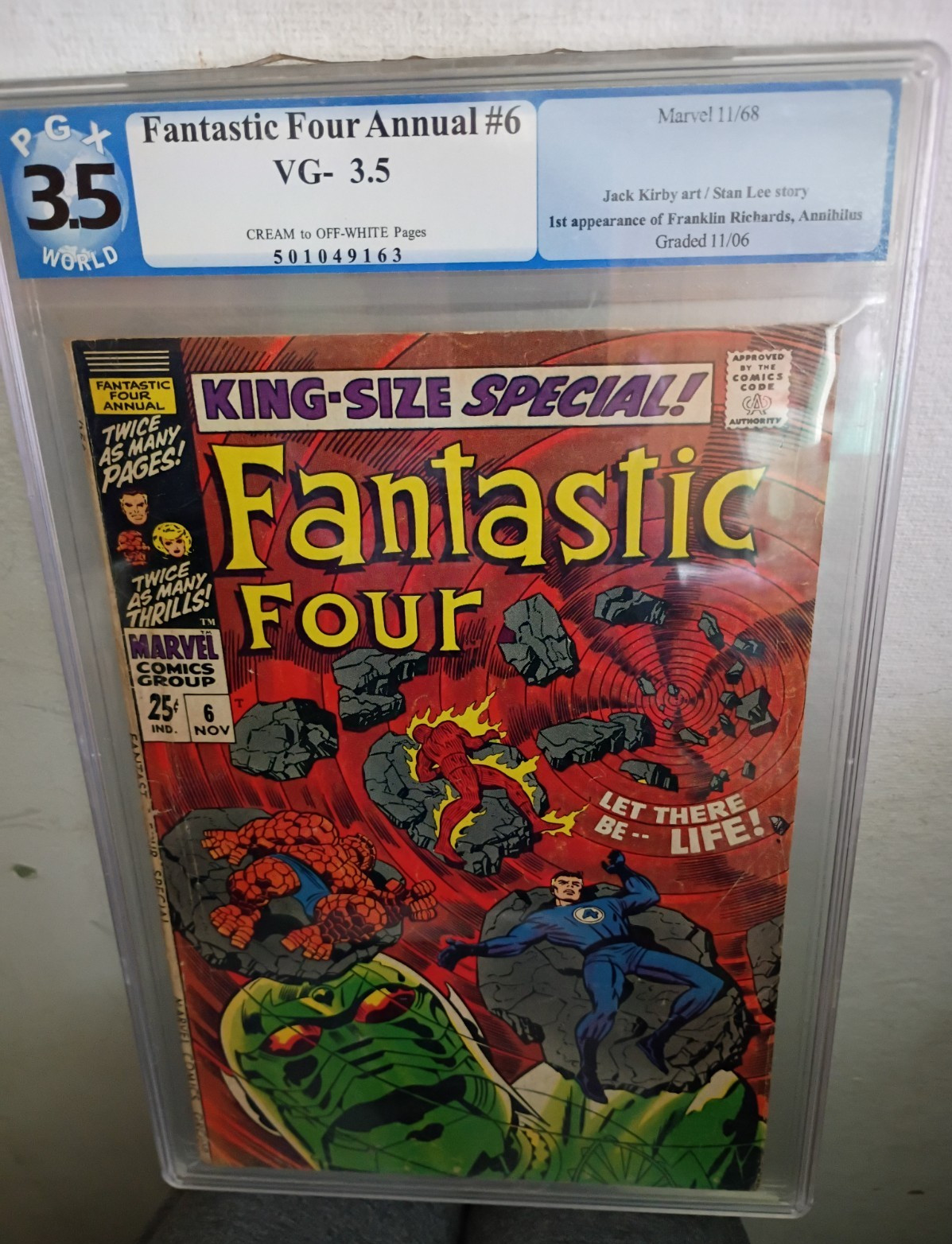 Marvel Fantastic Four King Size Special #6 1968 1st Appearance Annihilus VG 3.5
