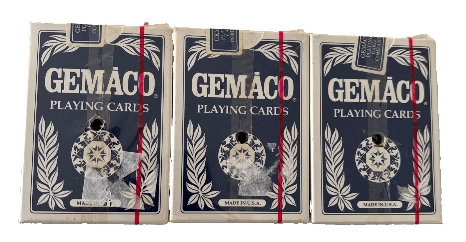 3 GEMACO Decks Mohegan Sun Native American Pro Playing Cards NEW SEALED - READ 3 GEMACO Decks Mohegan Sun Native American Pro Playing Cards NEW SEALED - READ