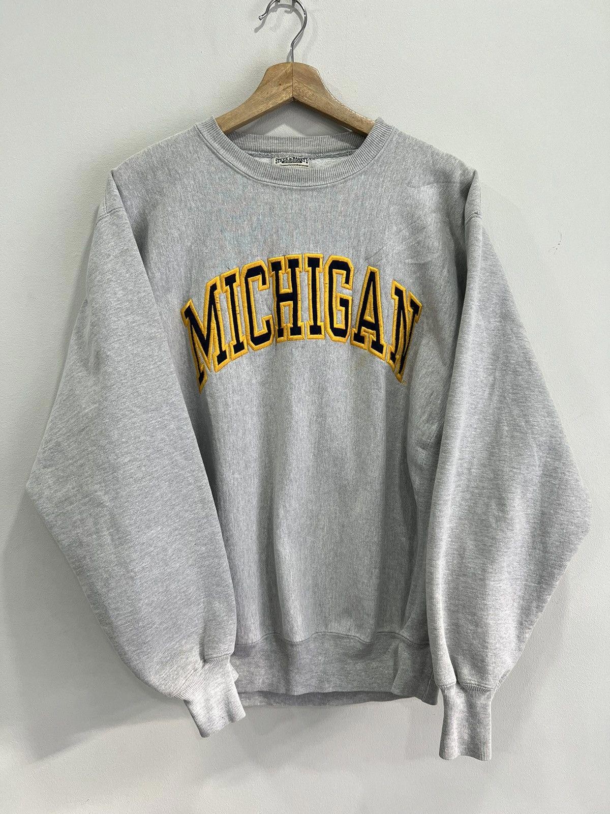 Vintage Michigan Spellout Sweater Sweatshirt Vintage Michigan Spellout Sweater Sweatshirt