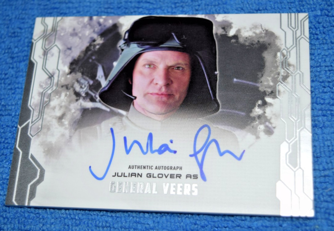 Topps Star Wars Masterwork Auto Autograph Card Julian Glover General Veers