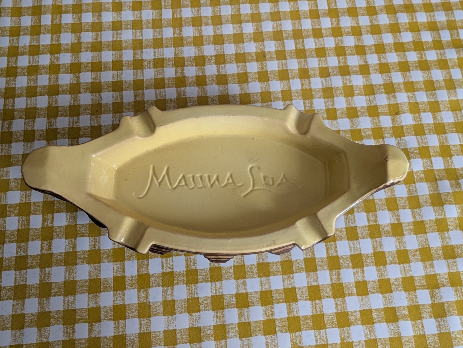 Rare 1967 Mauna Loa Tiki Bar Boat Ashtray Detroit Restaurant Pottery Vintage Rare 1967 Mauna Loa Tiki Bar Boat Ashtray Detroit Restaurant Pottery Vintage