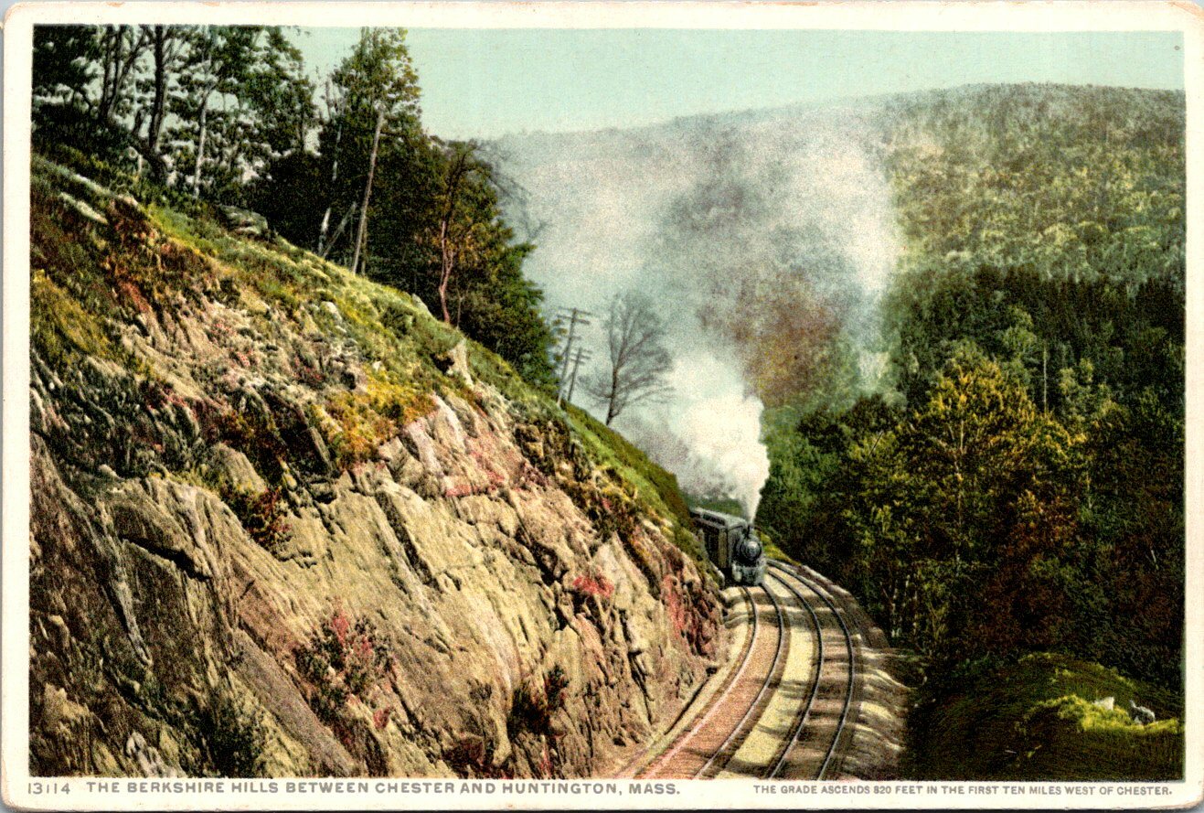Vintage PPC - The Berkshire Hills Bet Chester & Huntington, Mass - F16435 Vintage PPC - The Berkshire Hills Bet Chester & Huntington, Mass - F16435