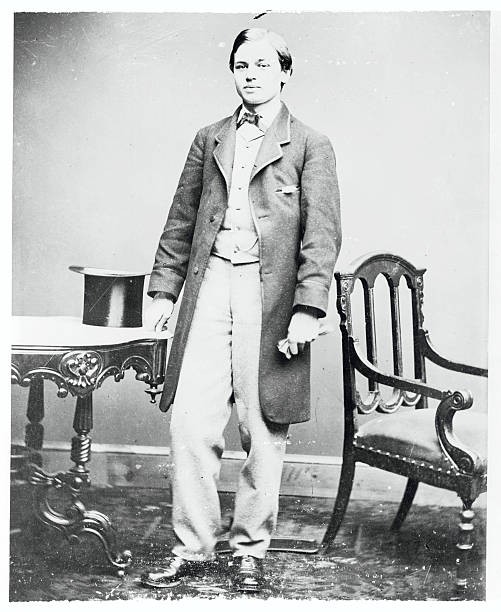 Portrait shows Robert Todd Lincoln the martyred President\'s son Old Photo