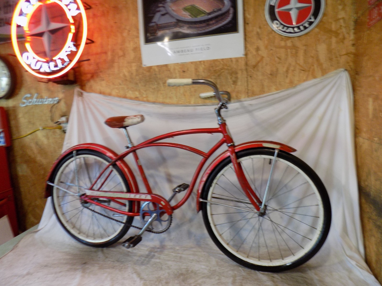 1962 SCHWINN FLEET 24 TANK BIKE PANTHER CORVETTE DELUXE AMERICAN JAGUAR RAT ROD