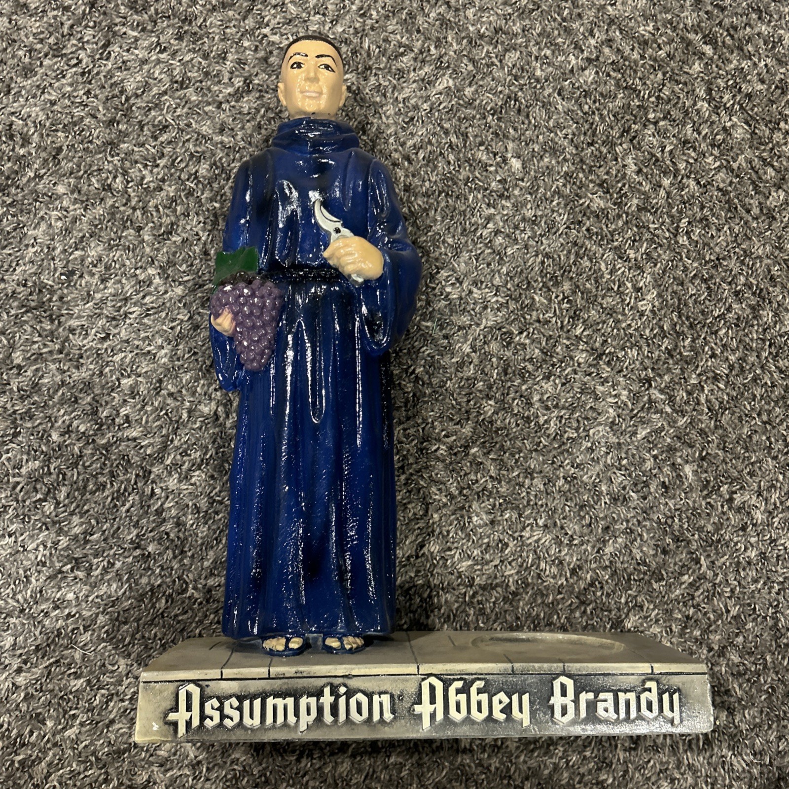 Assumption Abbey Brandy Monk Vintage Advertising Display