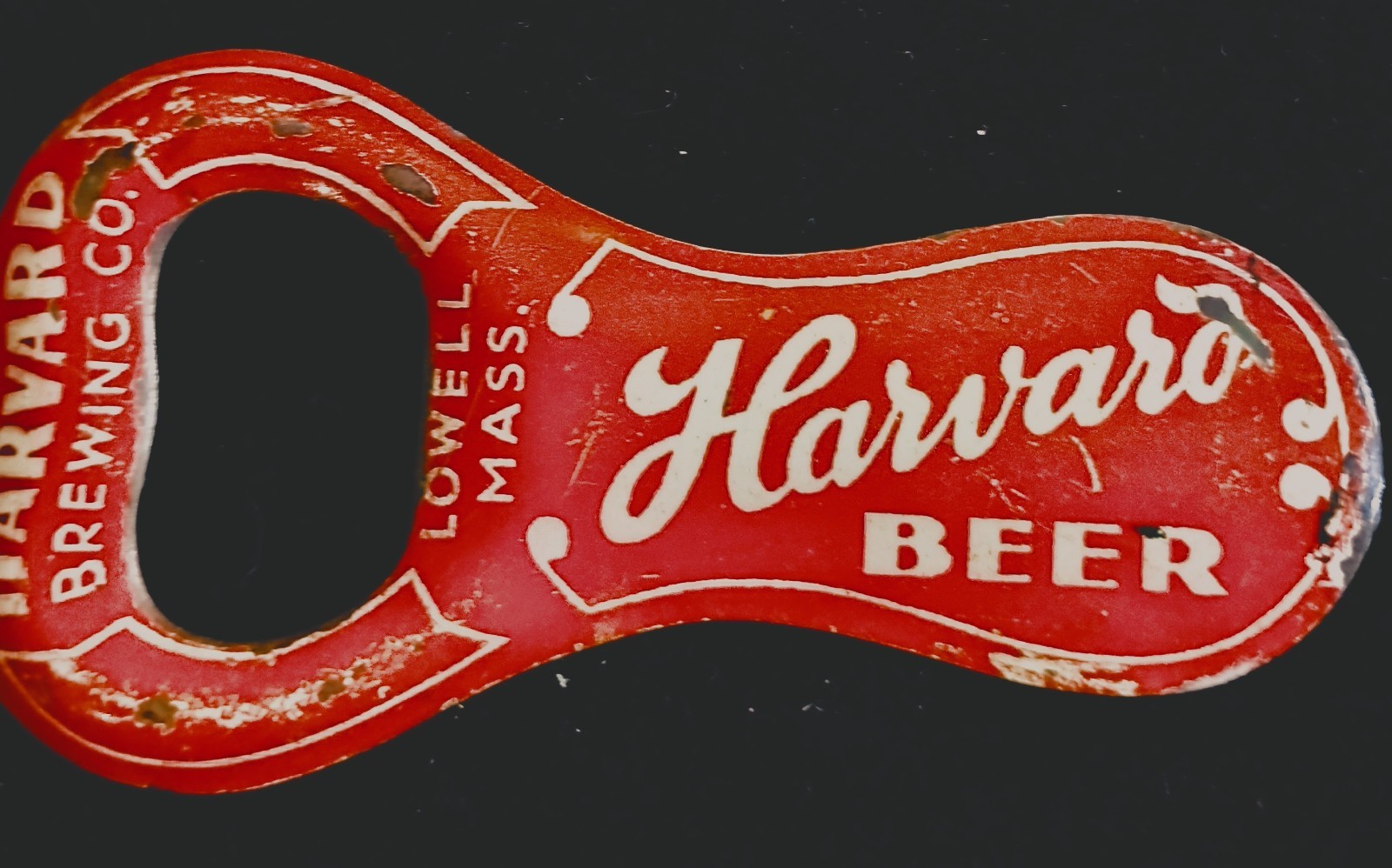 Vintage Harvard Brewing Co.Beer Bottle Opener Shoehorn Lowell Mass. 1893-1956 Vintage Harvard Brewing Co.Beer Bottle Opener Shoehorn Lowell Mass. 1893-1956