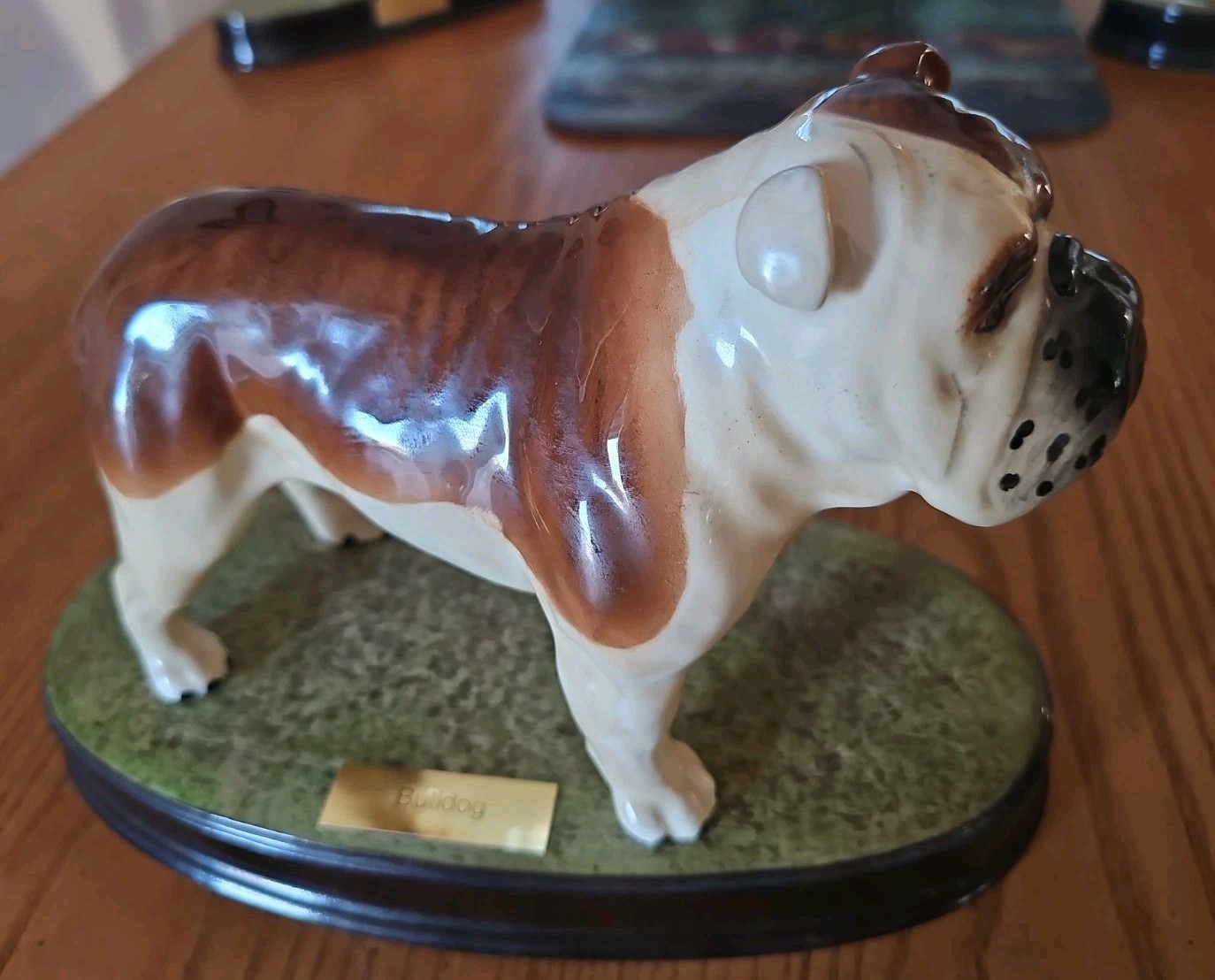 Beswick Bulldog CH Basford British Champion Mascot #10 on Plinth 10x7 Beswick Bulldog CH Basford British Champion Mascot #10 on Plinth 10x7